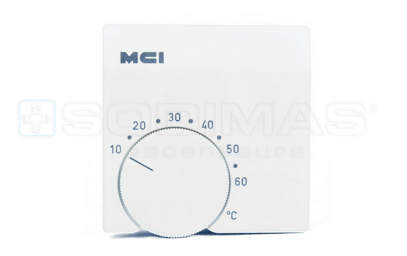 Thermostat 60 degrés réglable 10/60°- 1 contact NO pouvoir coupure :230 V 10A