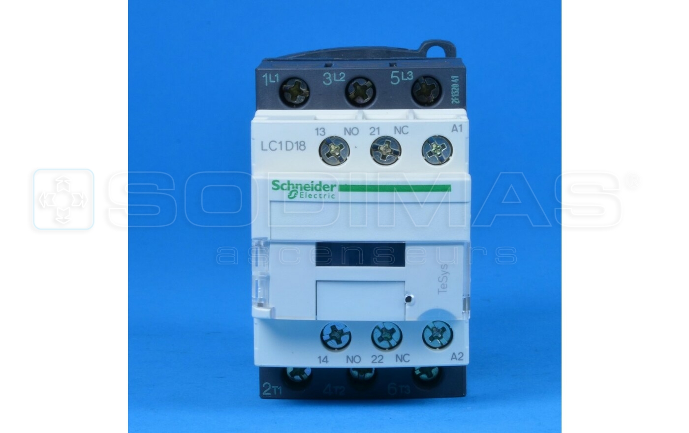 Contacteur tri 18 A - 1F + 1O - bobine 115 Vac ( LC1D18FE7 )