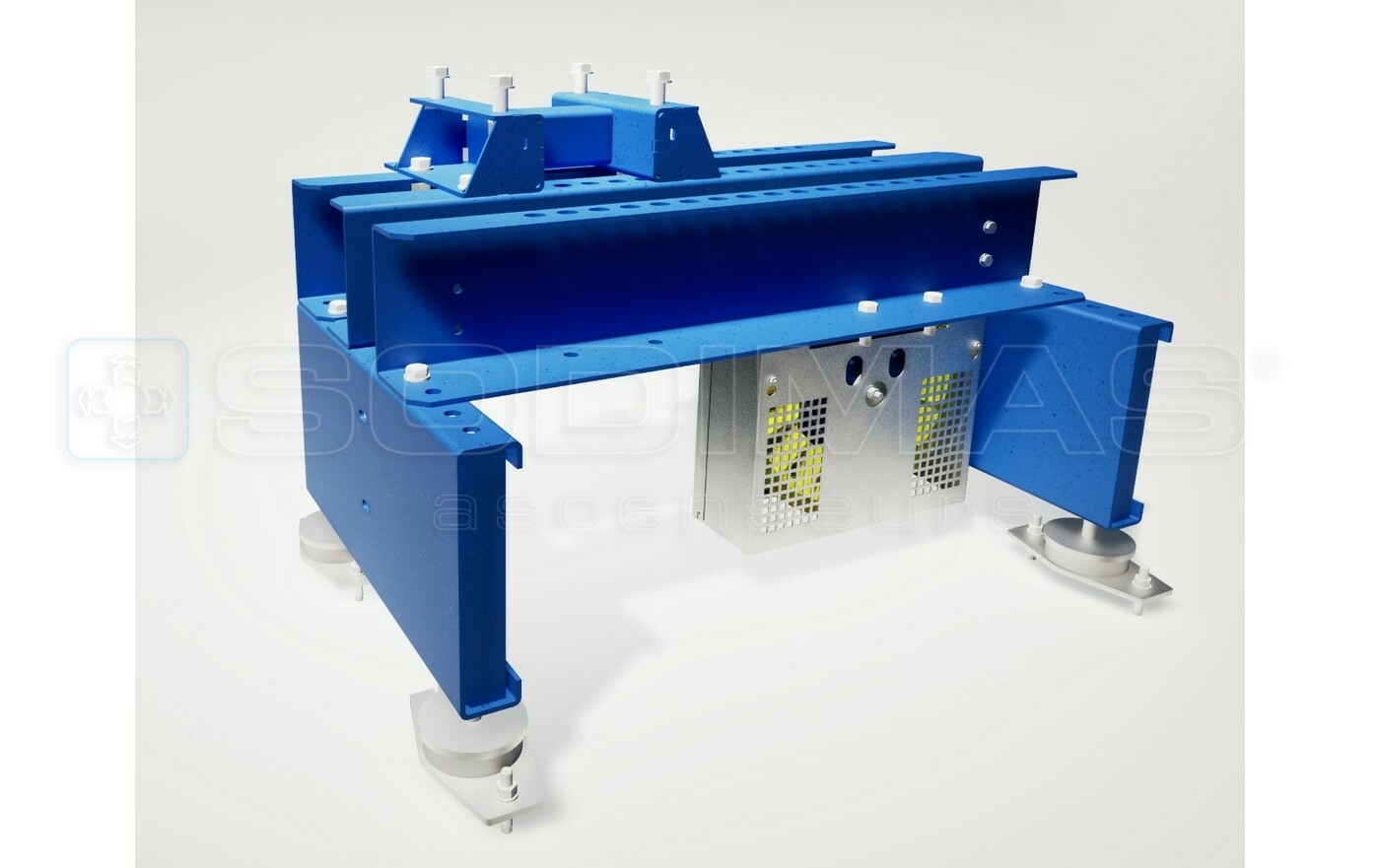 Ch&acirc;ssis d&eacute;flexion d400 r&eacute;glable- TA125 D520 - EN 110 &agrave; 850 mm