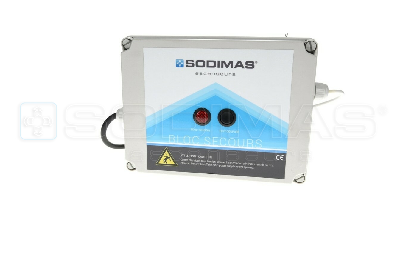 Blocs alimentation et secours 1,5h pour dalle à LED PLCAB02