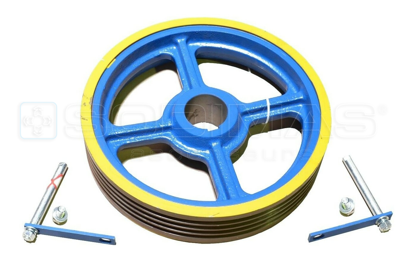 Poulie TA140 - Ø 480 mm - 4x8/11 - pas de 16 mm - V 35°