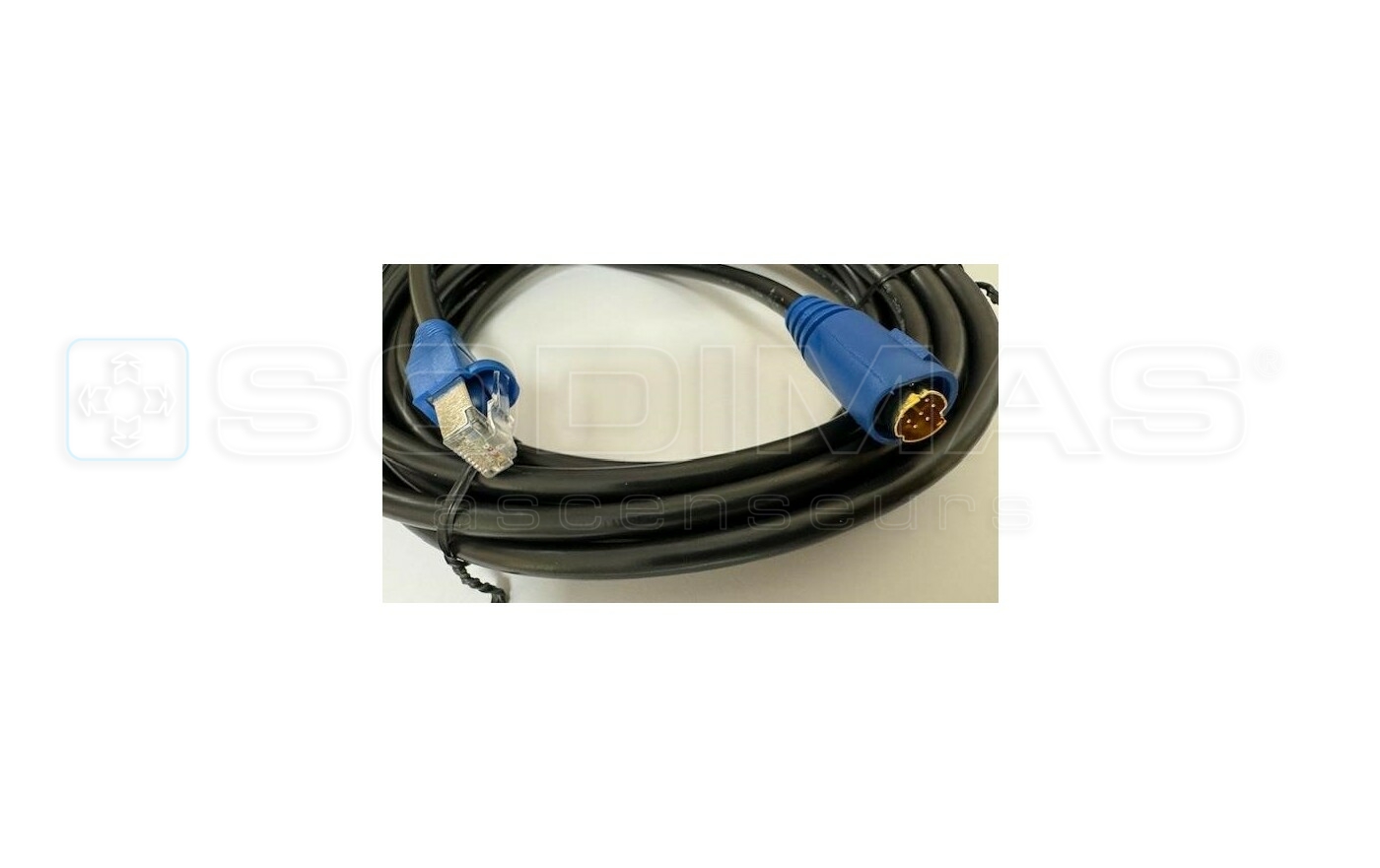 Cable 5 metres pour antenne RX -RJ45- MiniDin -CEGARD/MAX