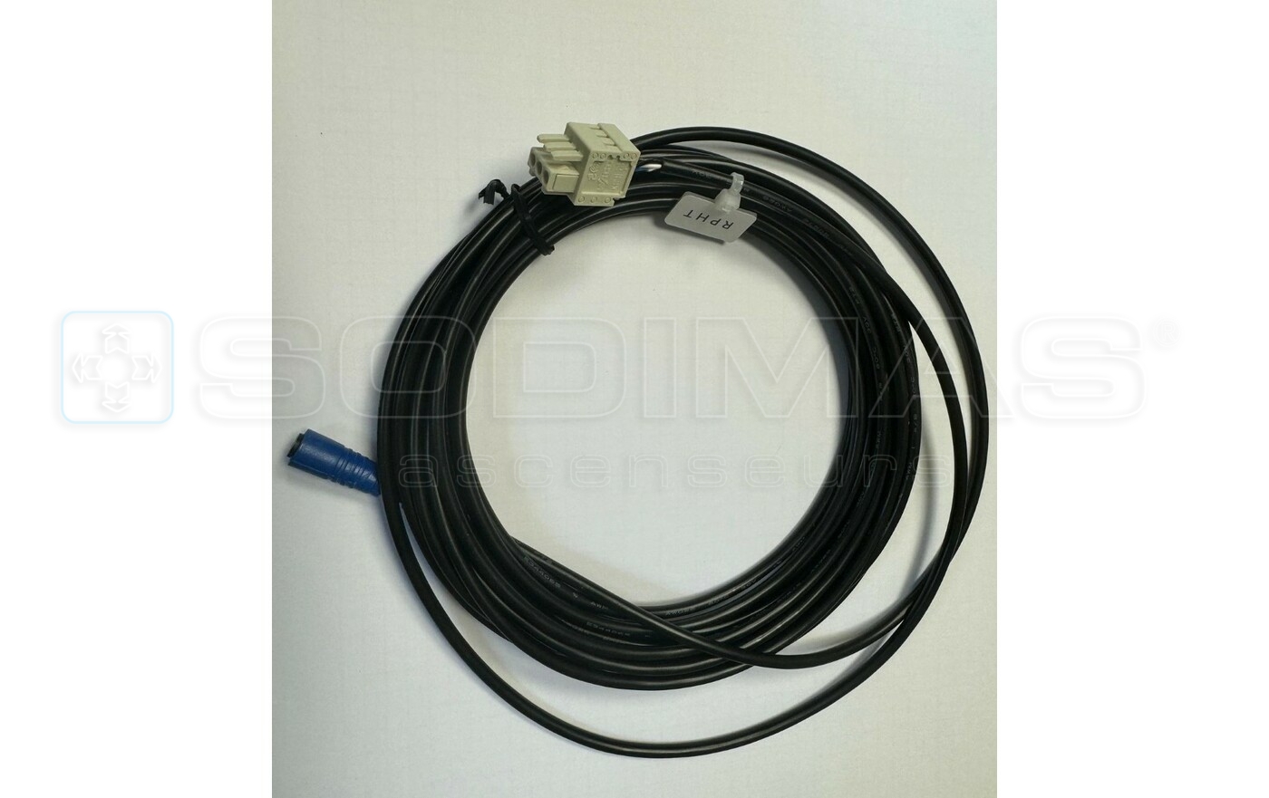 Cable recepteur LVH pour cegard Mini-MOd -5 metres -bleu
