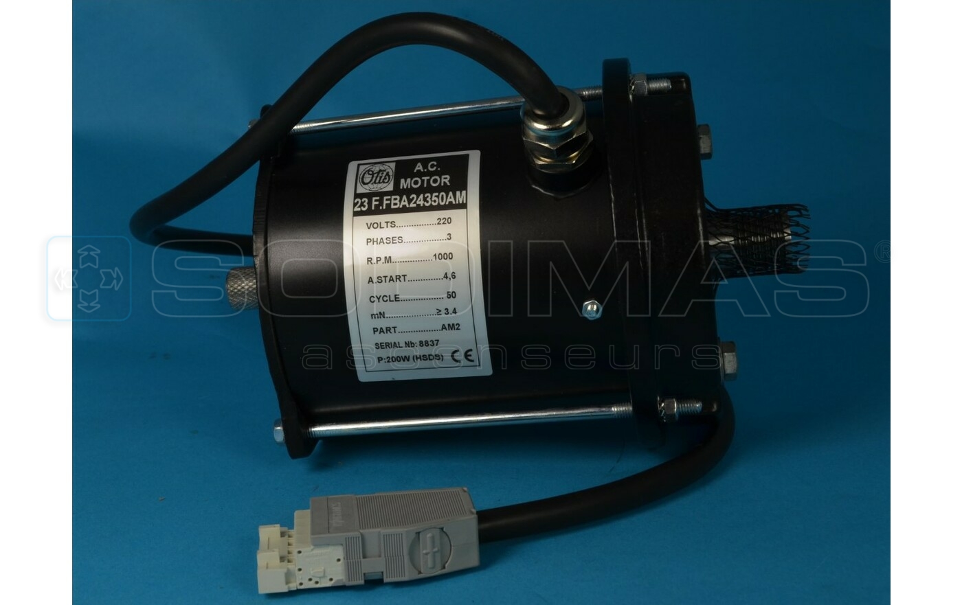 Moteur HSDS 200 W FBA2435 AM2 - DO2000 Porte D2200 - 19/F... 24470Y