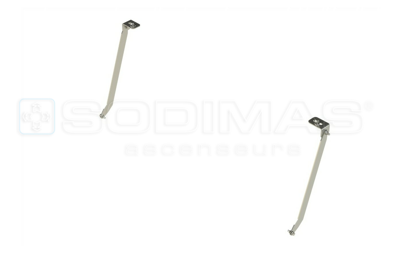 Ensemble support t&ocirc;le garde pied SD20