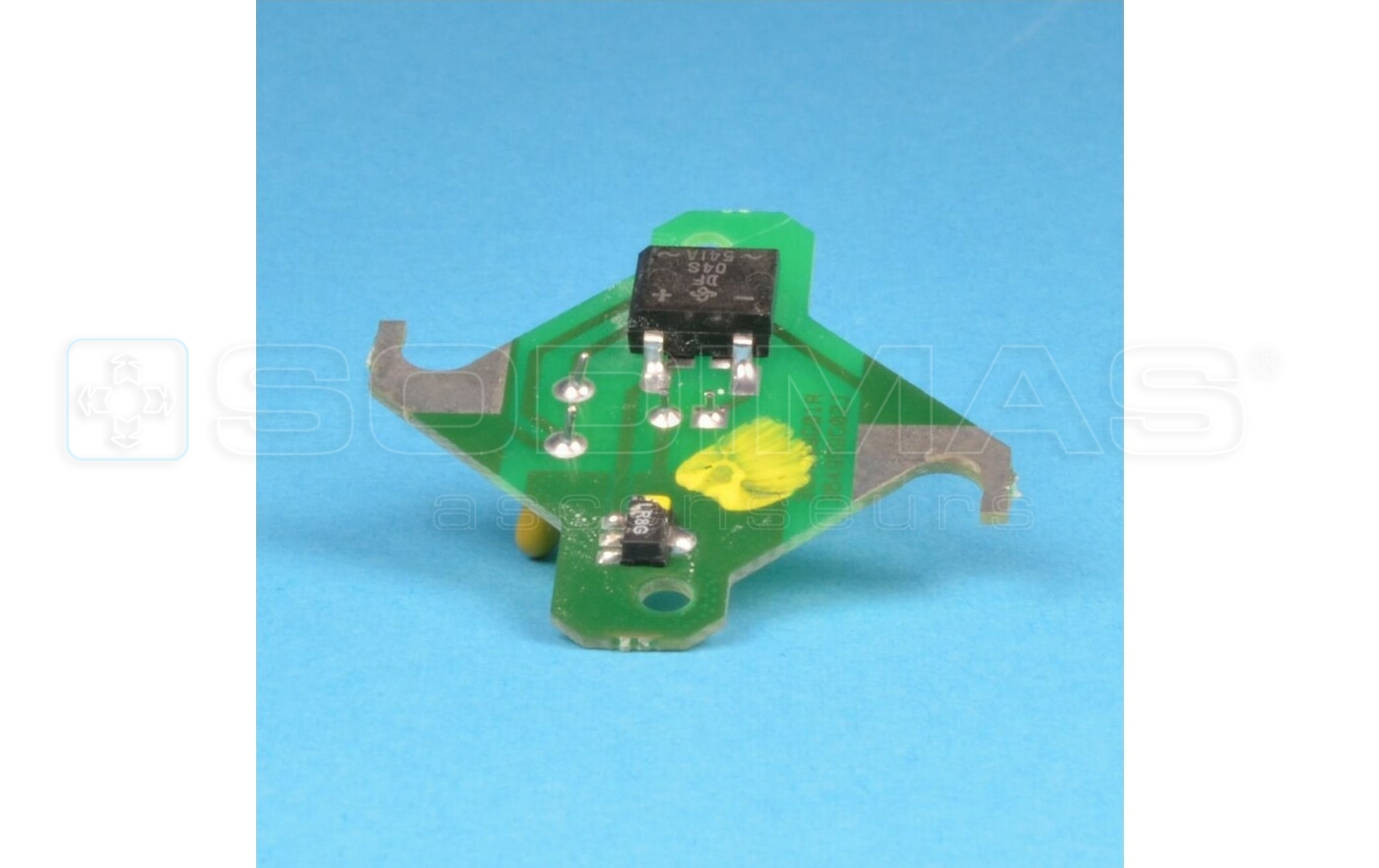 Circuit LED jaune 12 / 220 V bouton ARNOULD