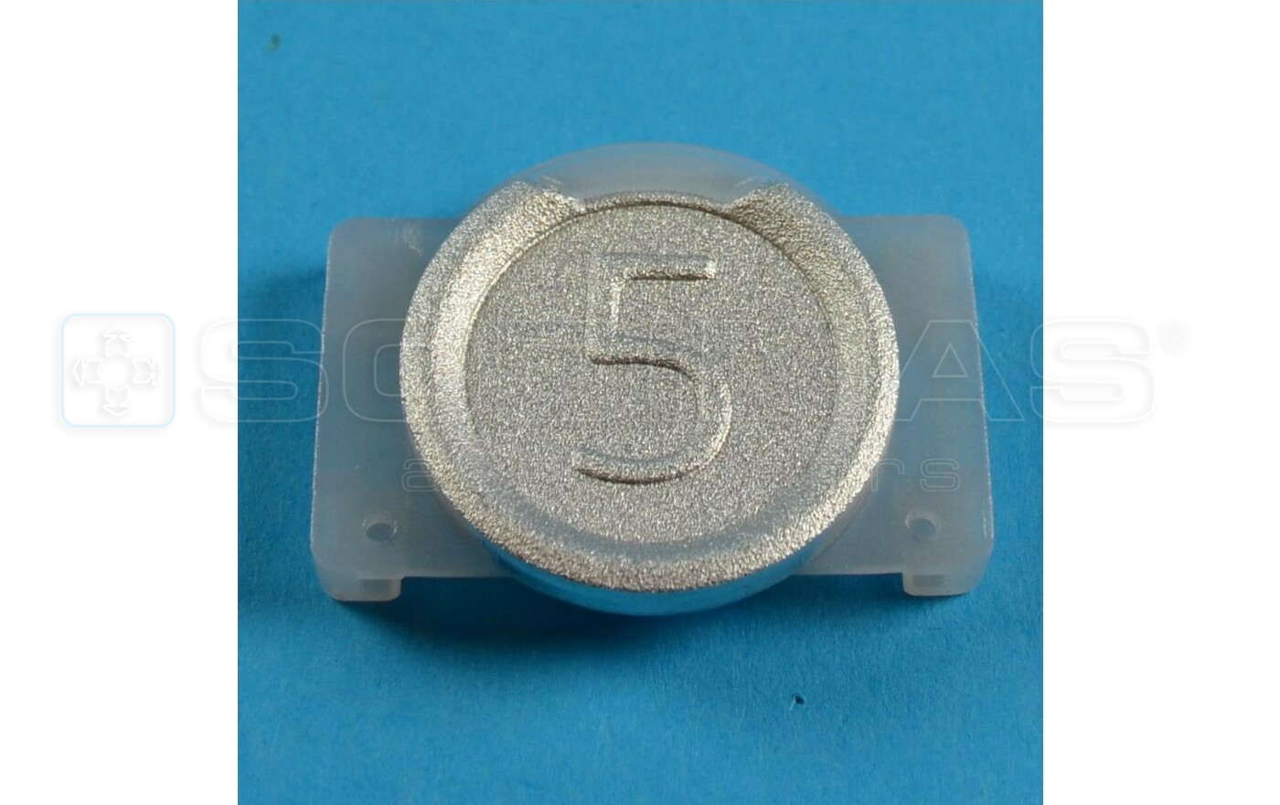 Touche grise métal gravée 5 bouton Sigma