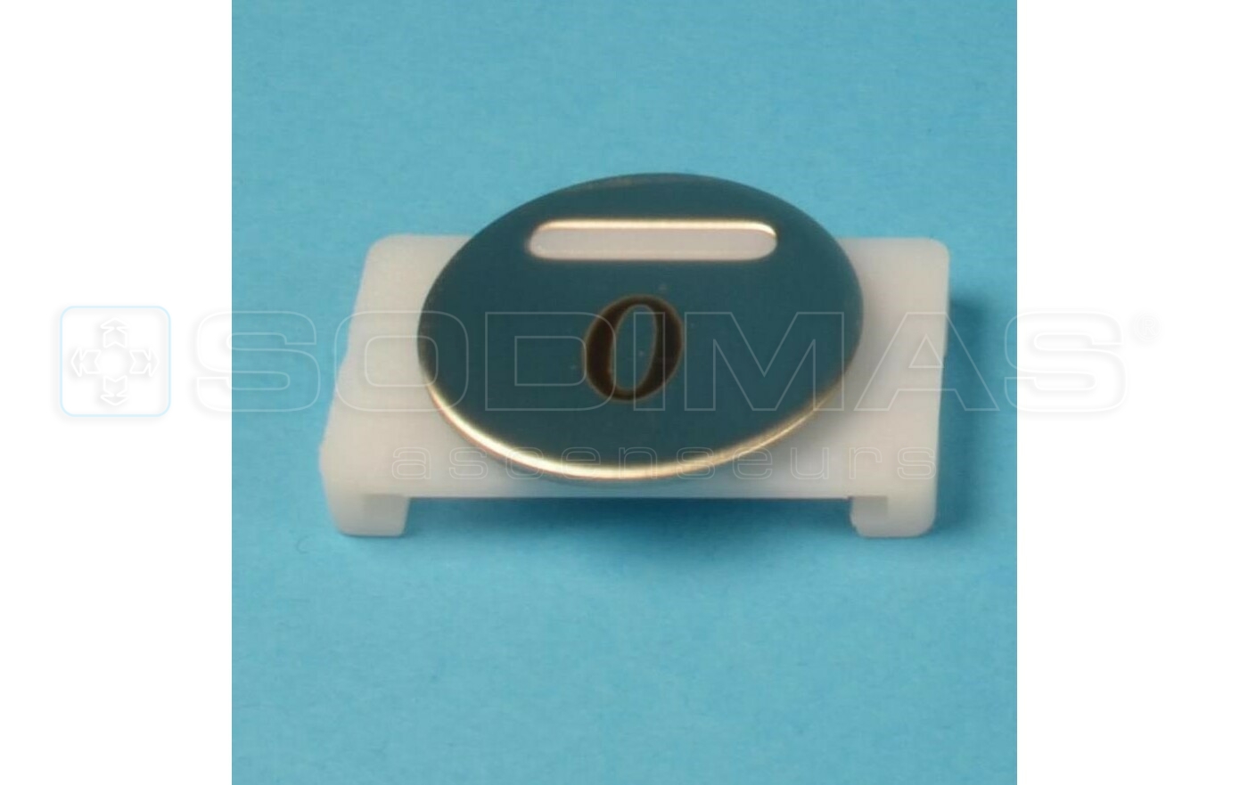 Touche inox ronde grav&eacute;e 0 Delta