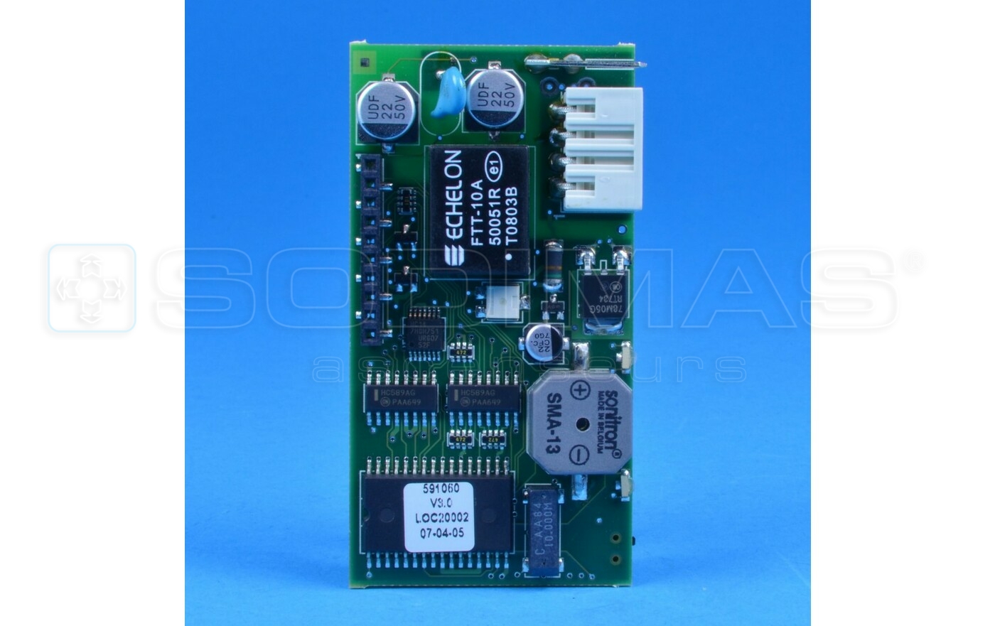 Carte Loncus 21Q 591734 bouton - Eurolift