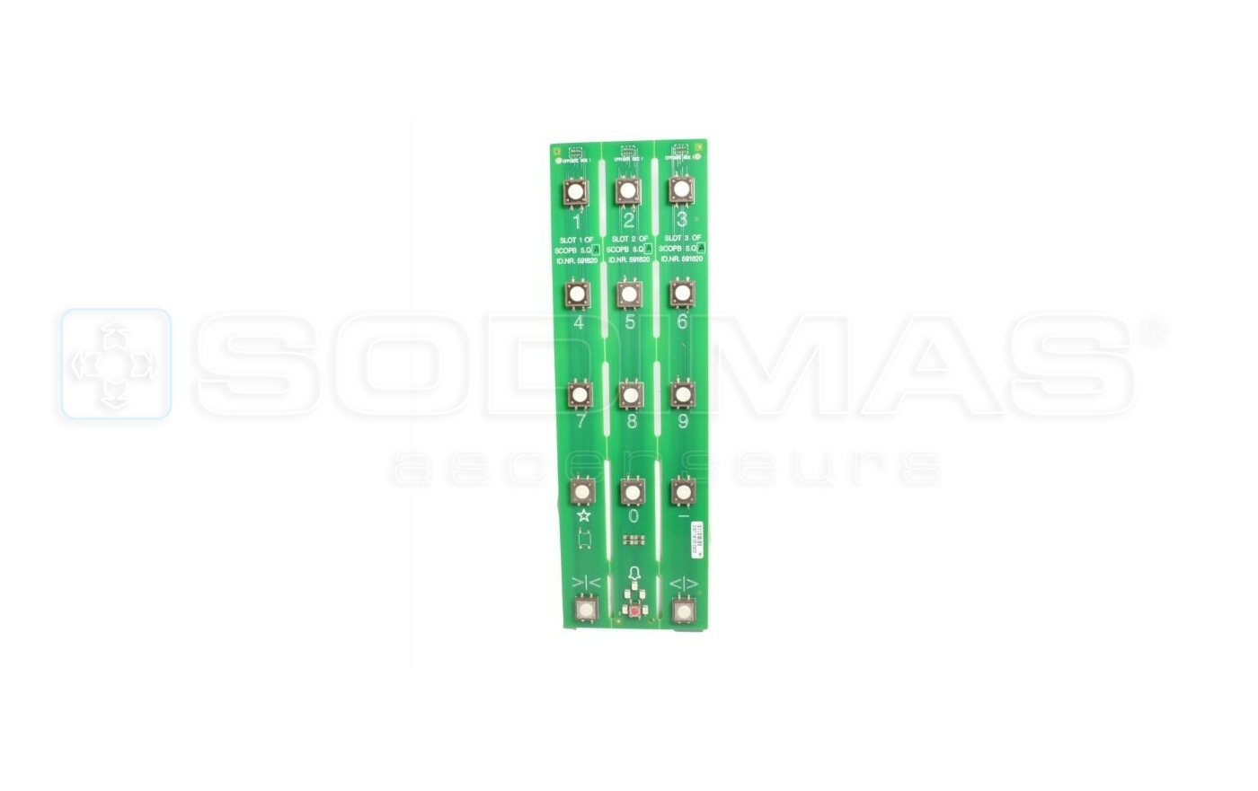 Carte SCOPB 5 Q 591820