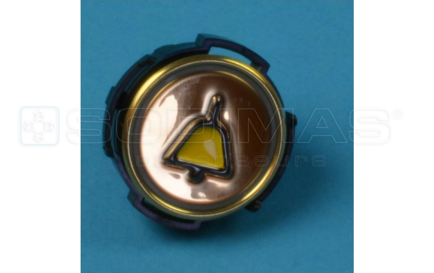 Bouton RT42 IX TIN ton or grav&eacute; alarme