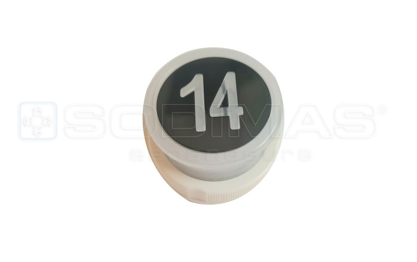 Bouton Cyntra noir 14