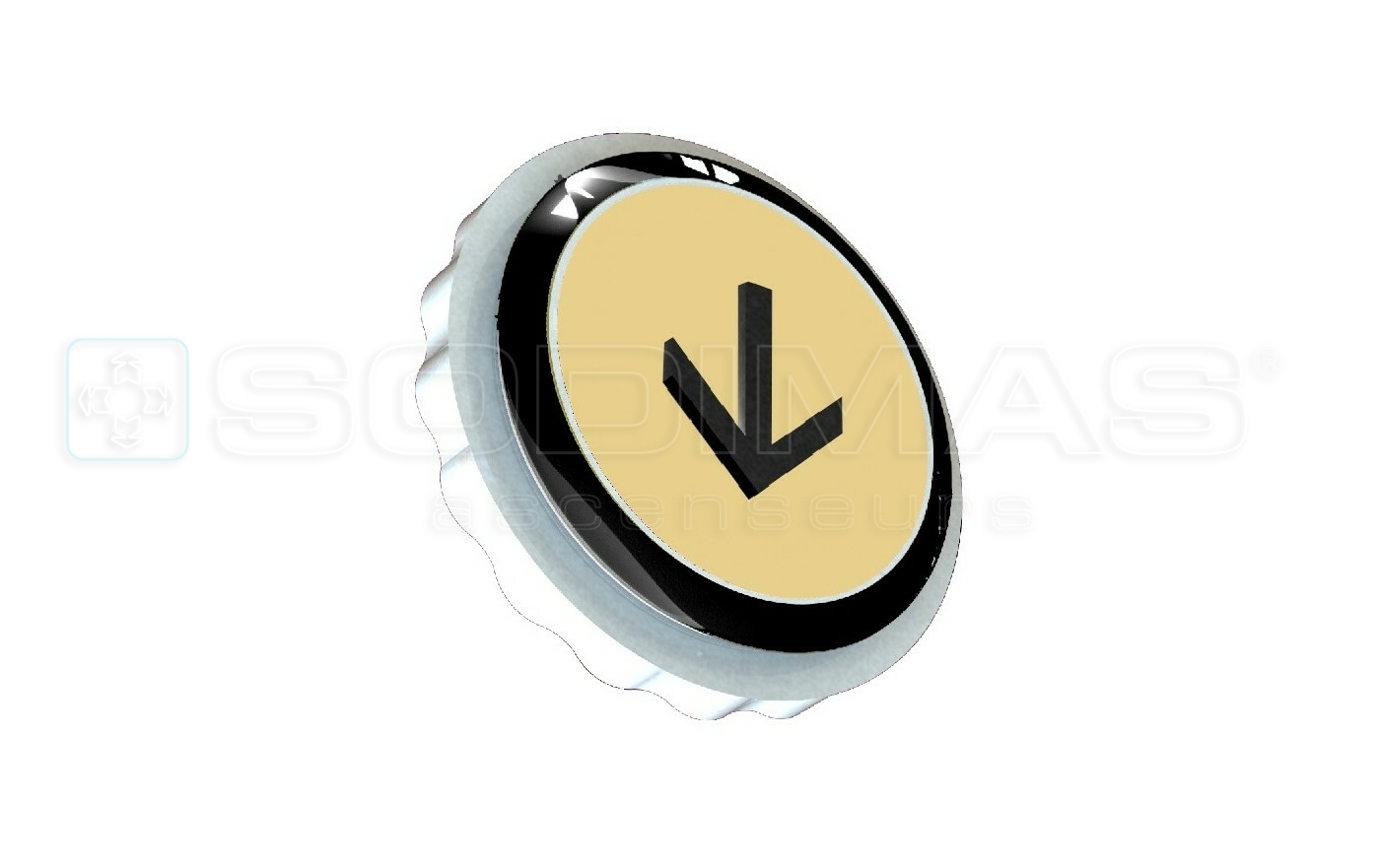 Bouton Slyma V2 or bross&eacute; descente duplex