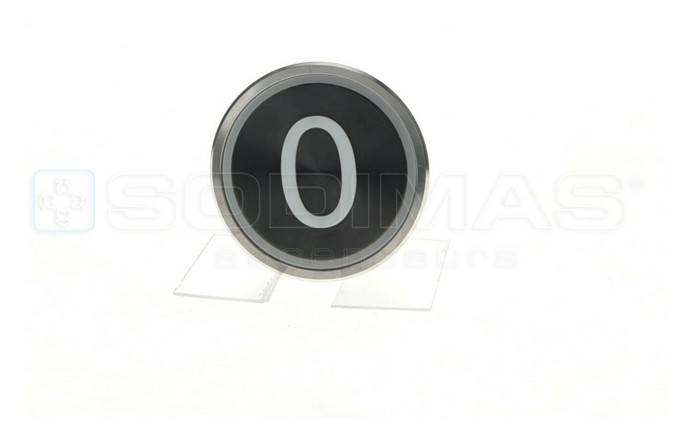 Bouton Cyntra XL V2 noir brossé 0