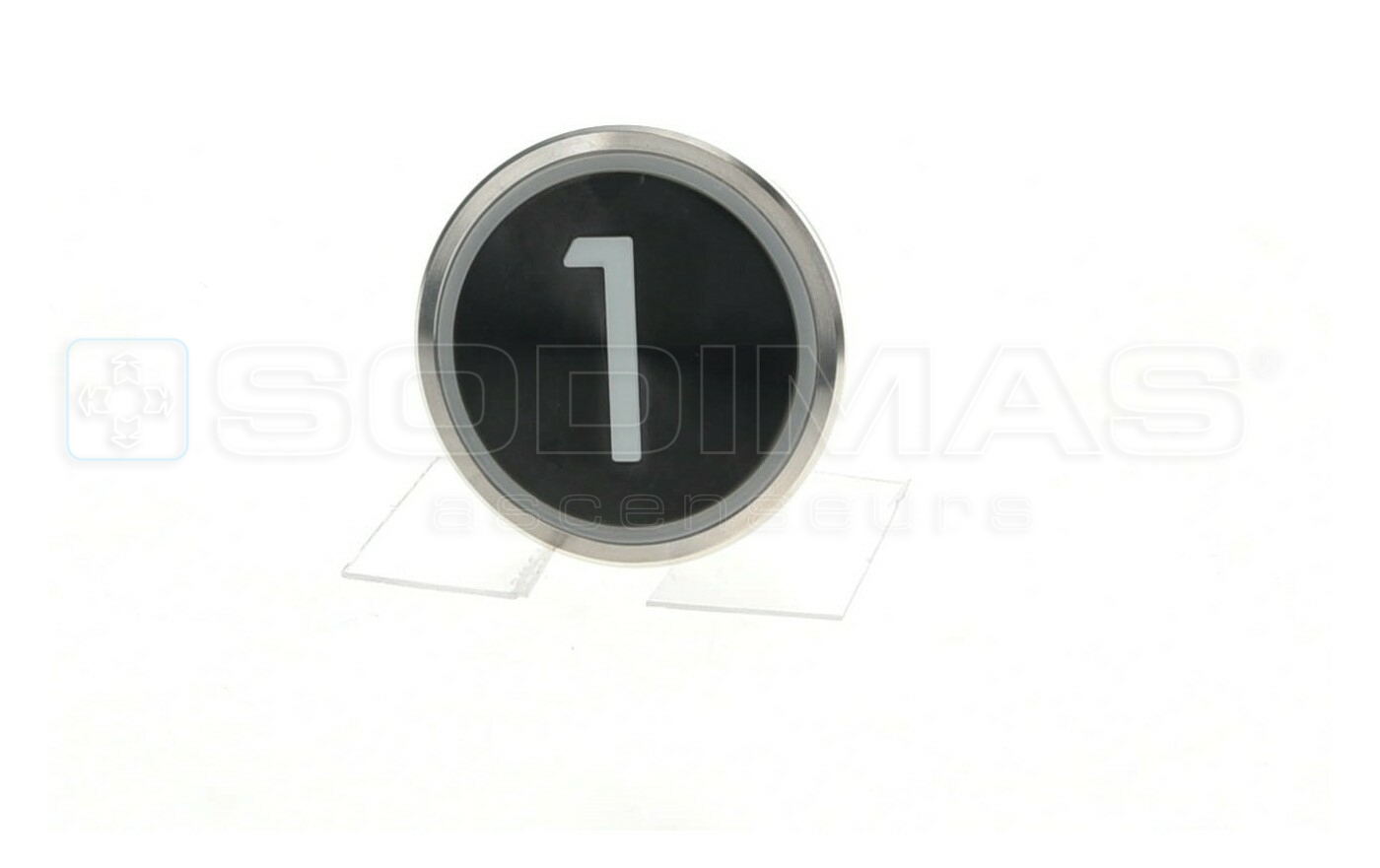 Bouton Cyntra XL V2 noir brossé 1