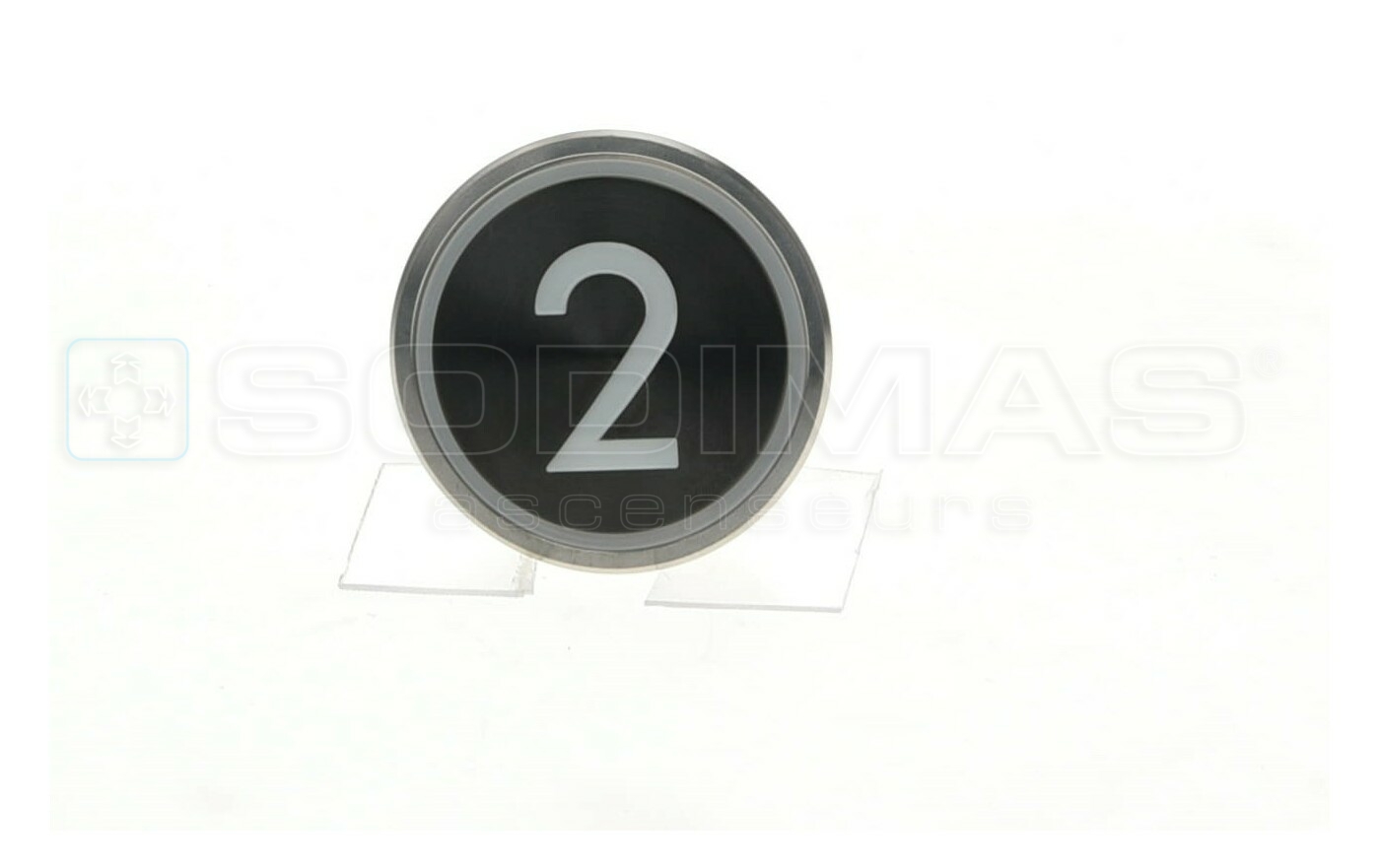 Bouton Cyntra XL V2 noir brossé 2