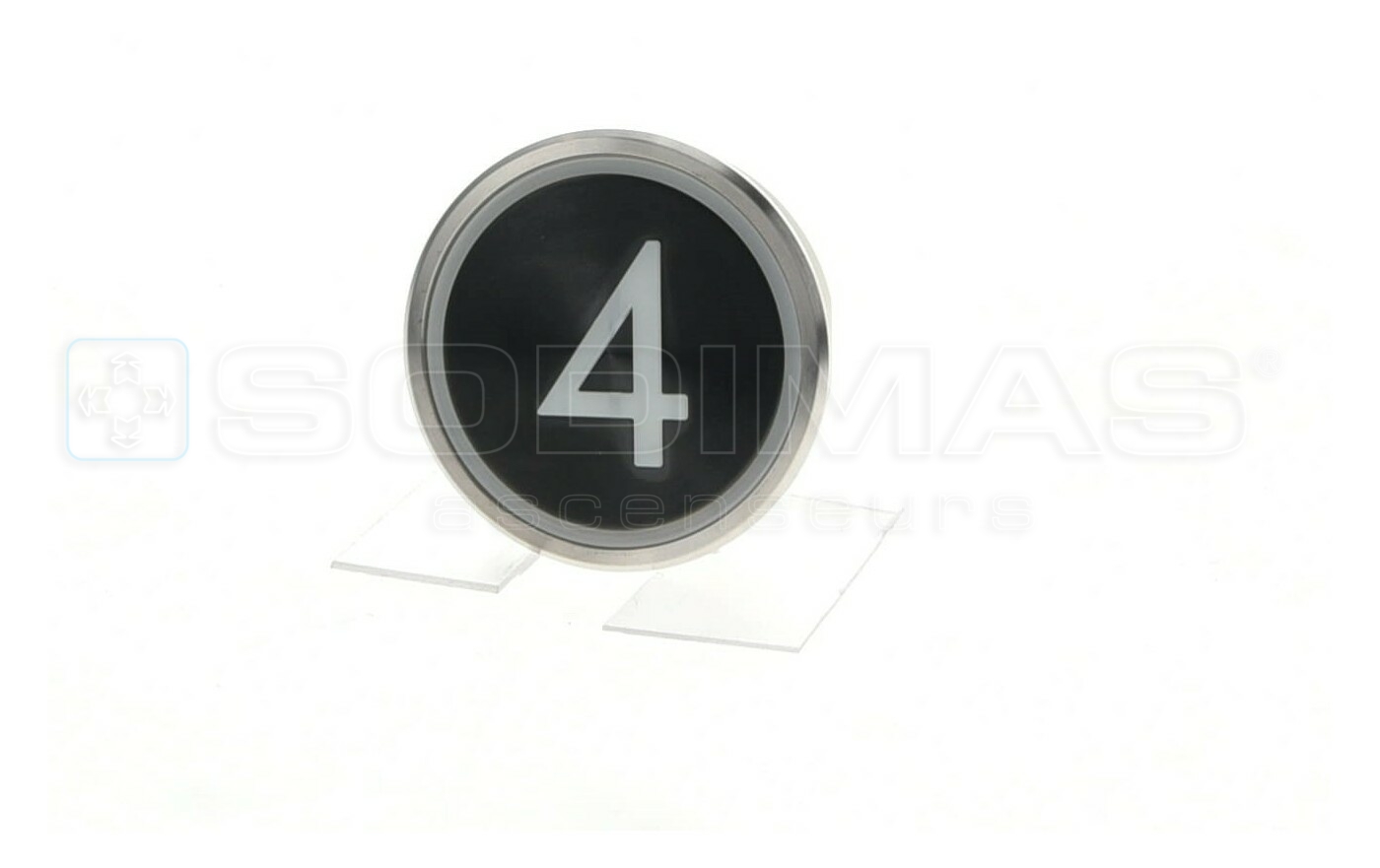Bouton Cyntra XL V2 noir brossé 4