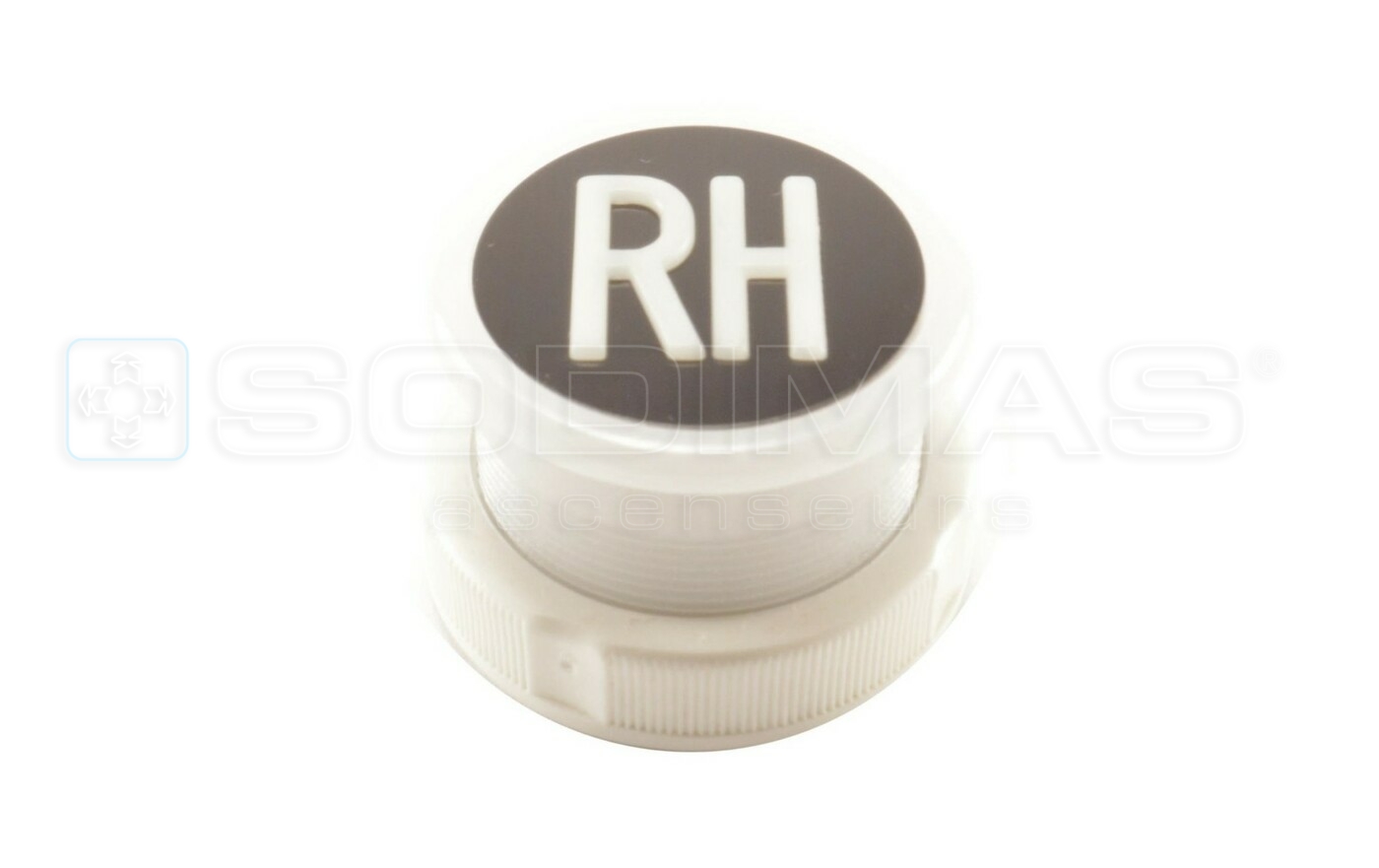 Bouton Cyntra V2 noir bross&eacute; RH
