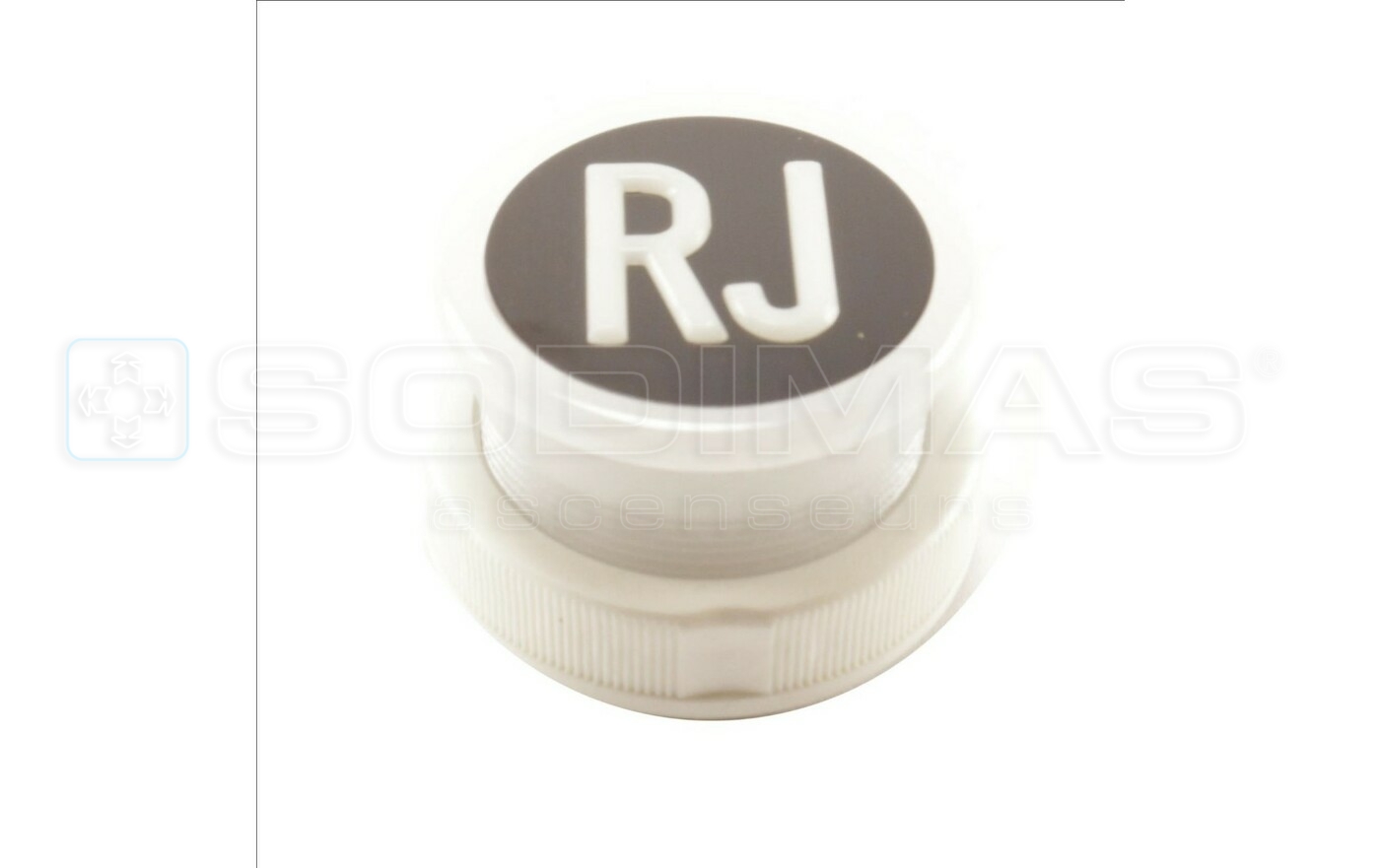 Bouton Cyntra V2 noir bross&eacute; RJ