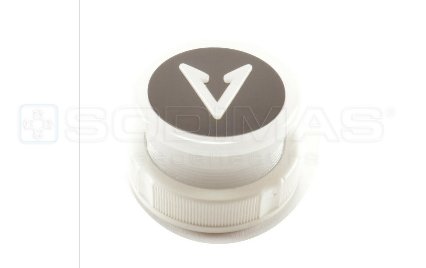Bouton Cyntra V2 noir bross&eacute; descente duplex