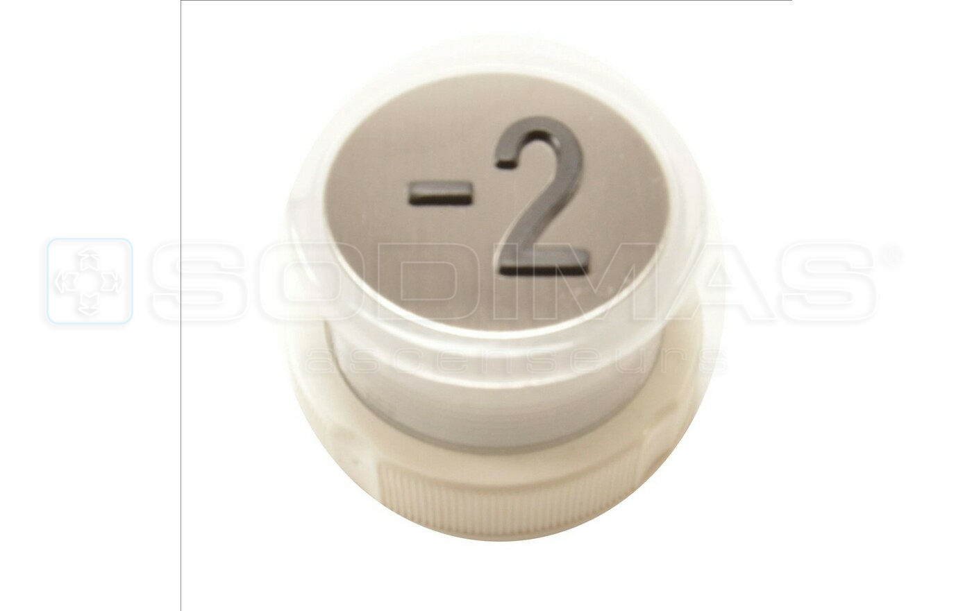 Bouton Cyntra V2 inox brossé -2