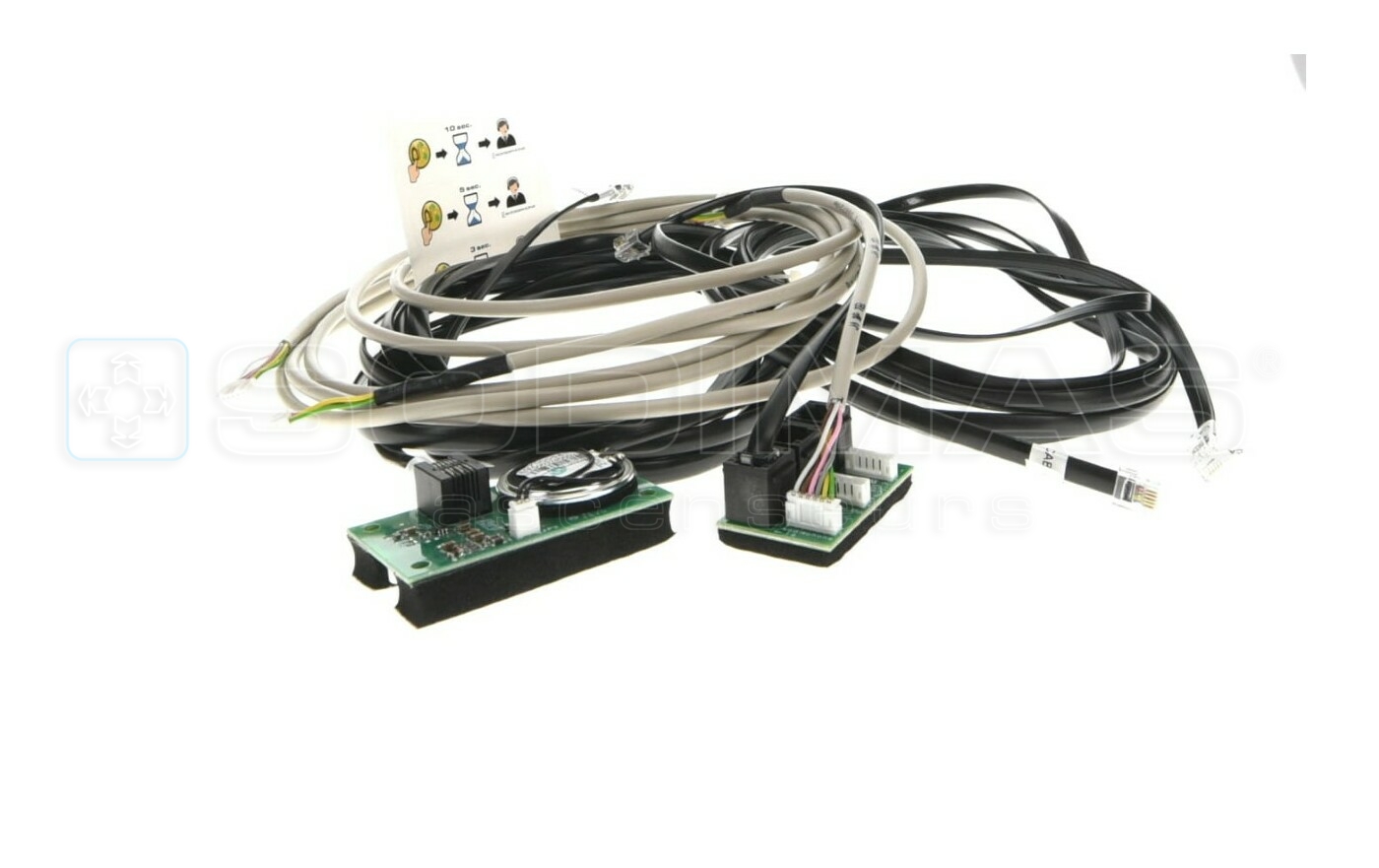 Kit pour 2 boutons t&eacute;l&eacute;phone SODIMAS