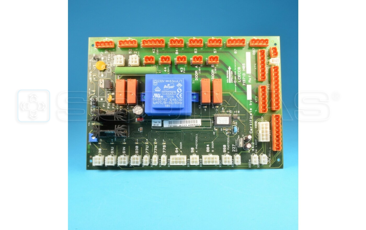 Carte toit cabine LCECCB KM713710G01 - circuit KM713713H04