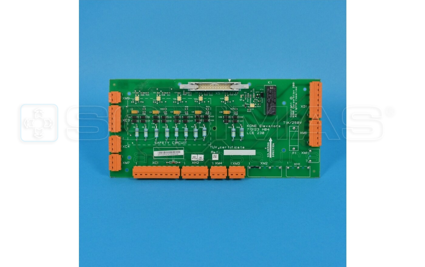 Carte LCE 230 circuit sécurité KM713120G02