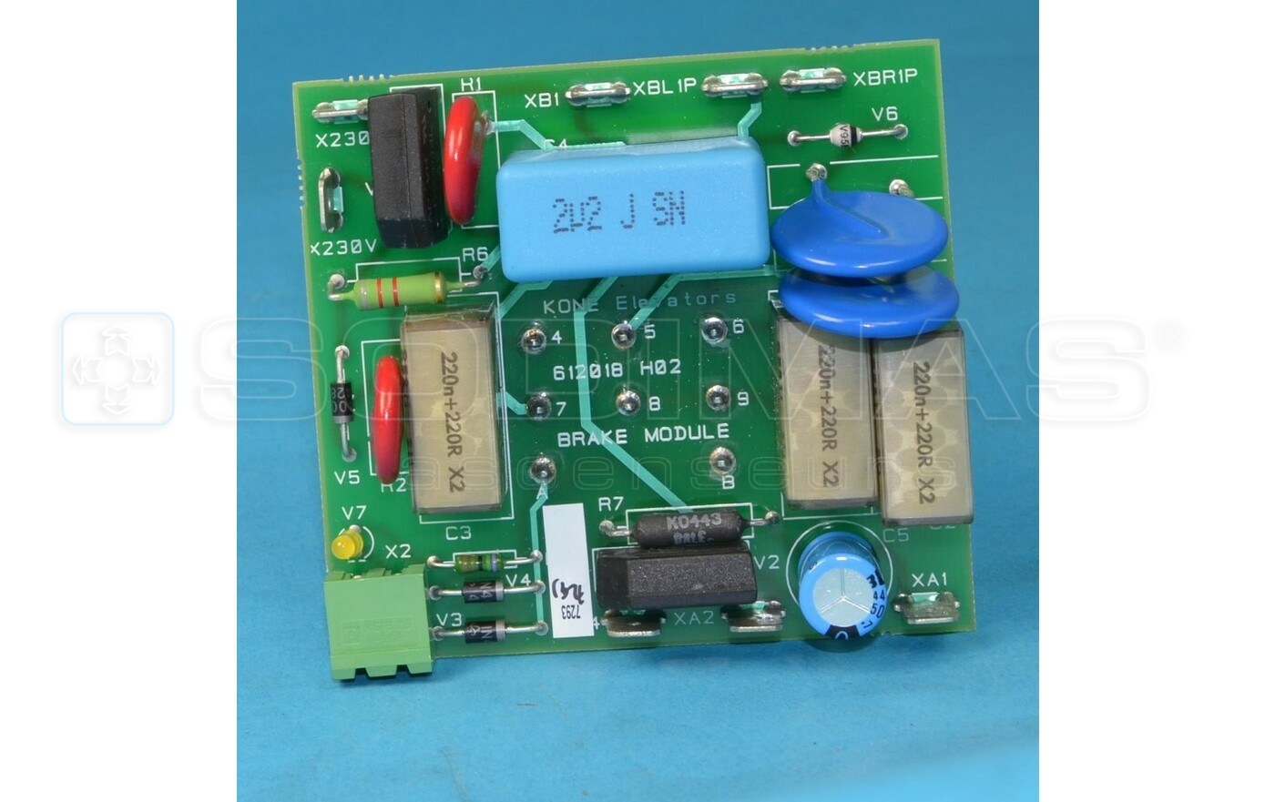 Carte frein LCEBRK avec redresseur -compatible 612012G01 pour V3F16ES