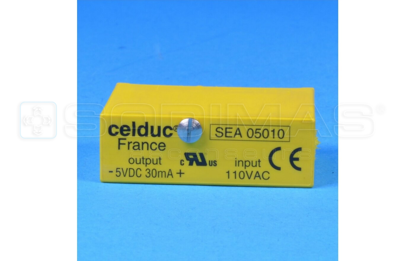 Optocoupleur jaune IAC5 - 110 Vca - 5 Vcc - EPB2