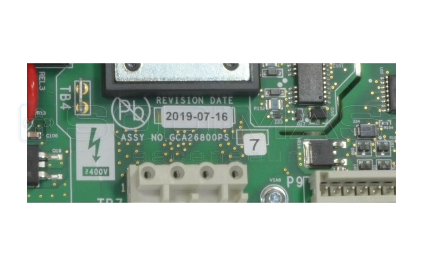Variateur Ultra drive 401 48V 630KG-1M/S- GBA21305WC70 avec carte GCA26800PS7 -DCPB-LV