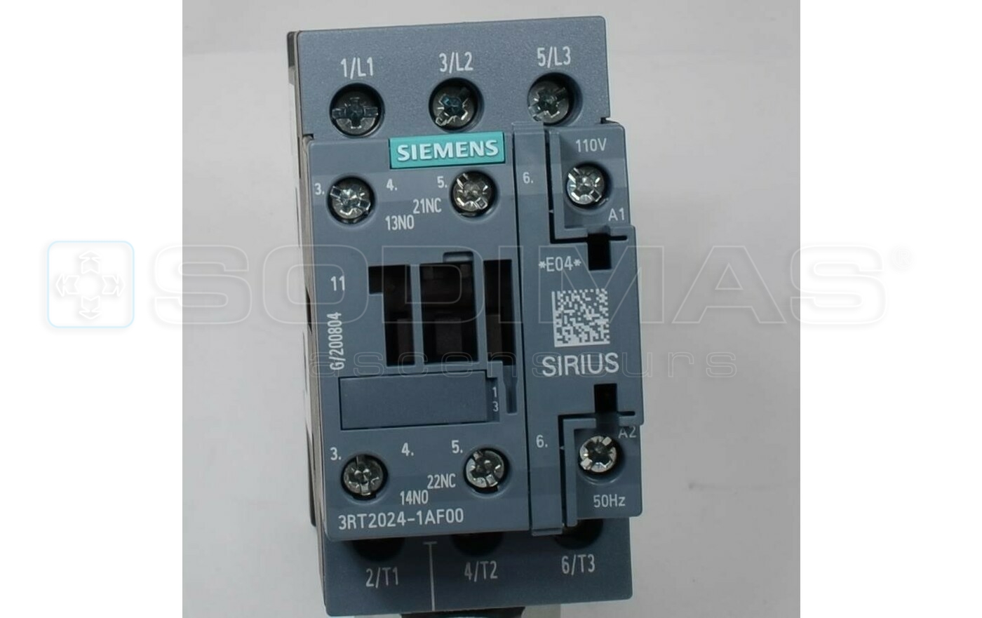 Relais SIEMENS 3RT2024-1AF00 1NO 1NF 110VAC 5.5KW