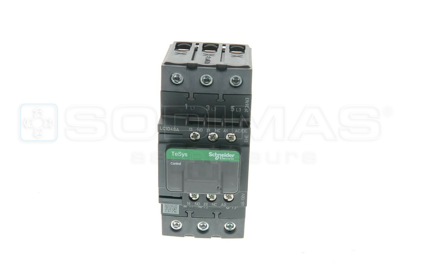 Contacteur tri 40 A - 1F +1O - 48-130 Vac/Vcc ( LC1D40AEHE )