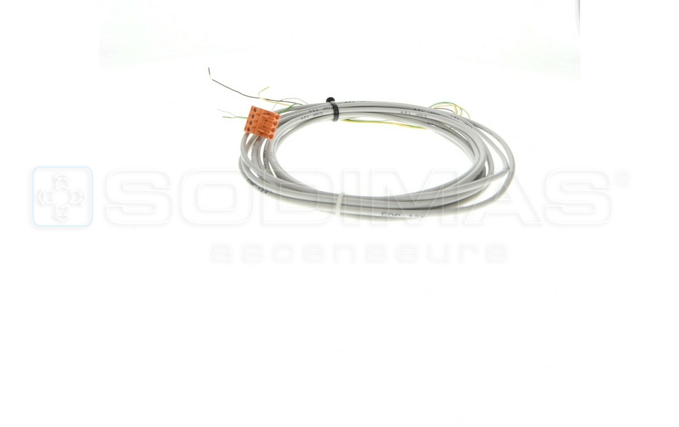 Cable 12Vdc pour boite cabine QI Touch 5m