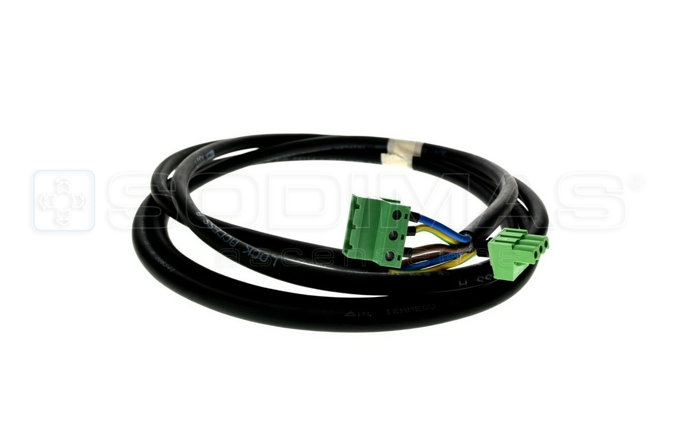 Câble verrouillage porte palière QI touch -lg 2 m
