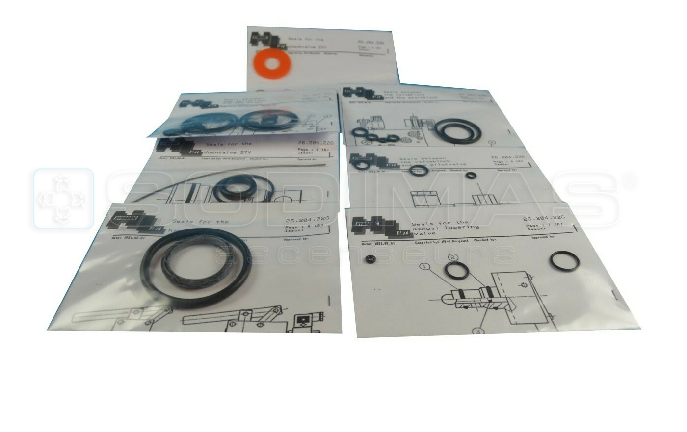 Kit de joints d'excavatrice vérin hydraulique flèche/bras/godet/joint  central/moteur d'orientation/moteur de translation/pompe principale/chaîne  Kits de joints de réparation de vanne de réglage/distributeur - Chine Kit  de joints de flèche, kit de joints de