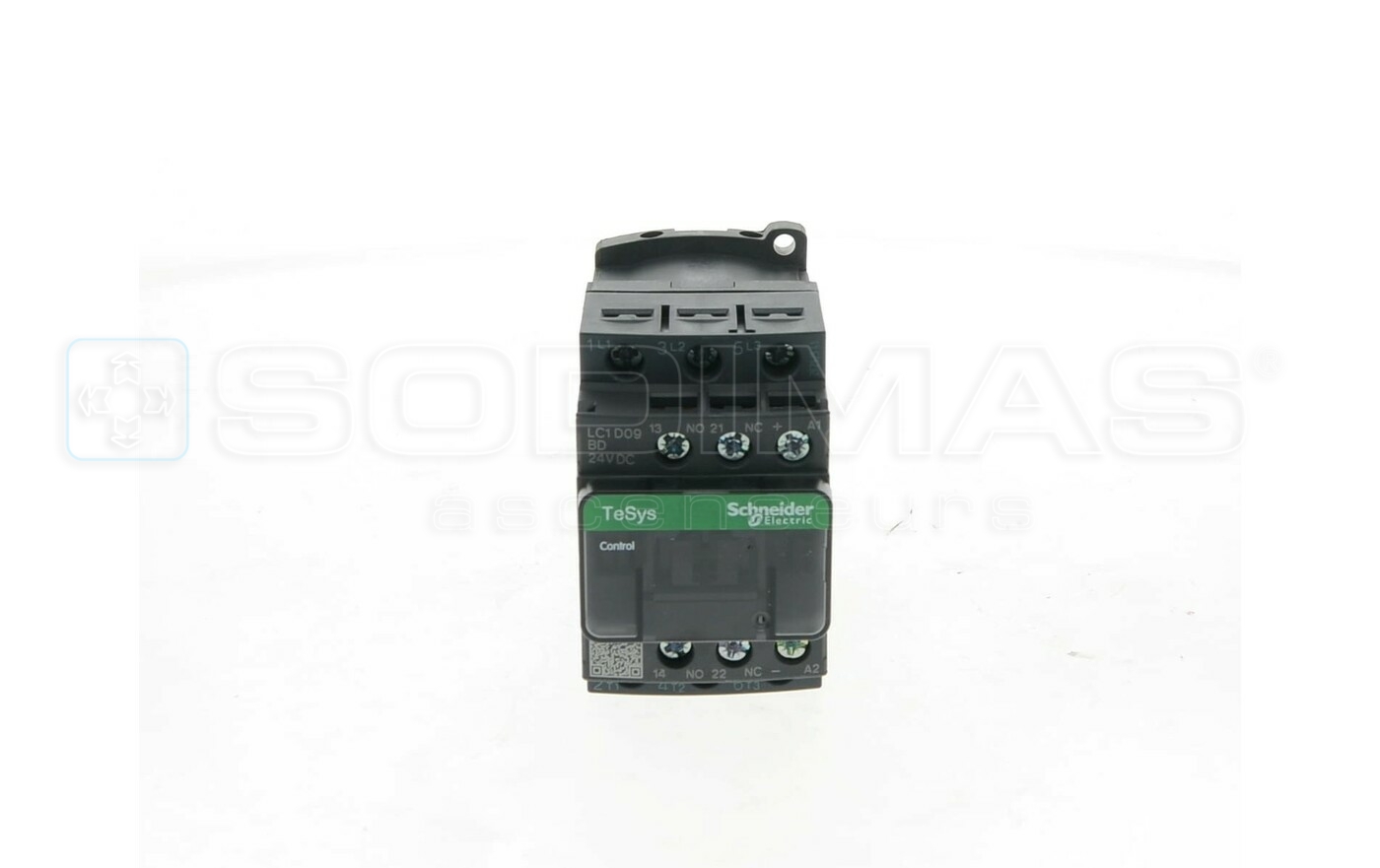 Contacteur tri 9 A - 1F + 1O - 24 vcc ( LC1D09BD )