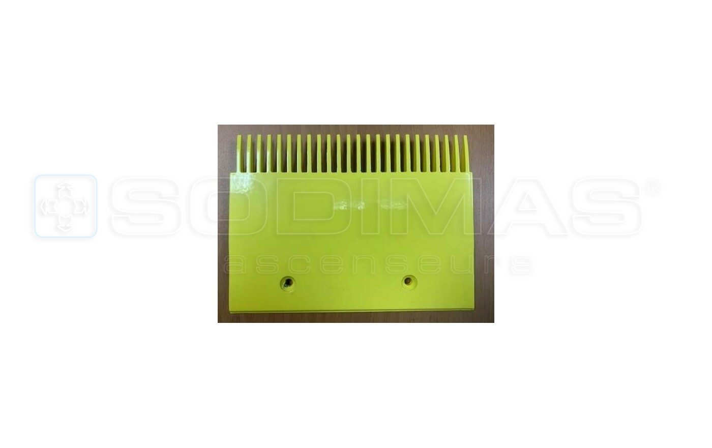 Peigne jaune 24 dents 206,391 mm pour travolator 606 NCT- GAA453BV55 -droit- compatible