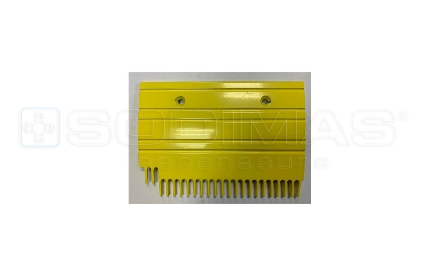Peigne jaune gauche 23 dents L 197,994 mm pour marche avec insert- compatible