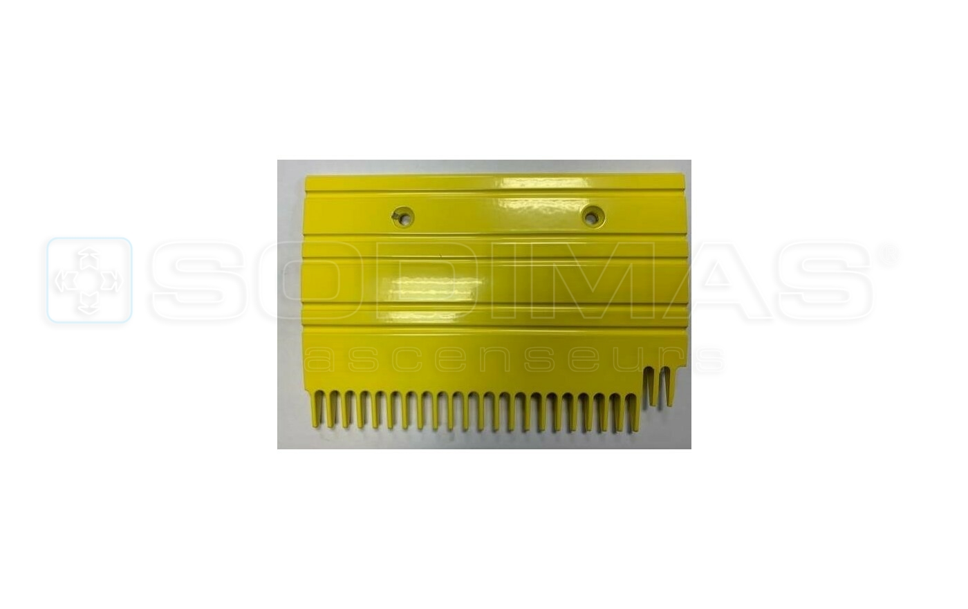 Peigne jaune droit 24 dents L 206,391 mm pour marche avec insert- compatible
