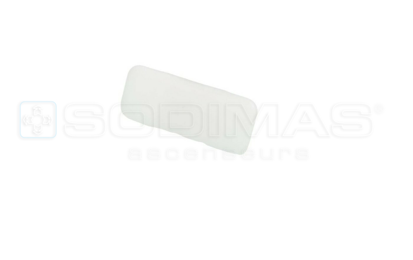 Support plastique pour galet main courante- compatible