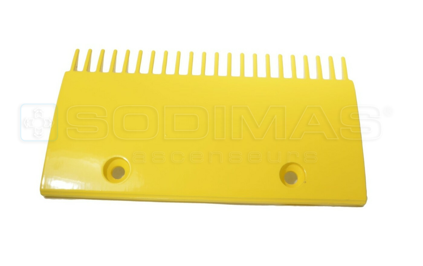 Peigne jaune 2 trous TUGELA Largeur 206 mm 22 dents- compatible