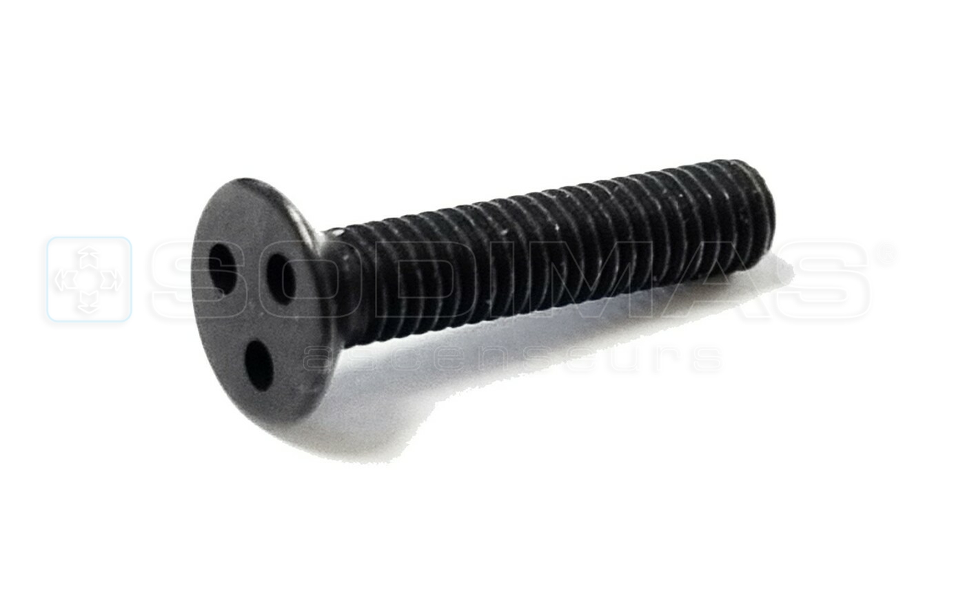 VIS CHROME NOIR ANTI VANDALE M4x20 EMPREINTE 3 TROUS