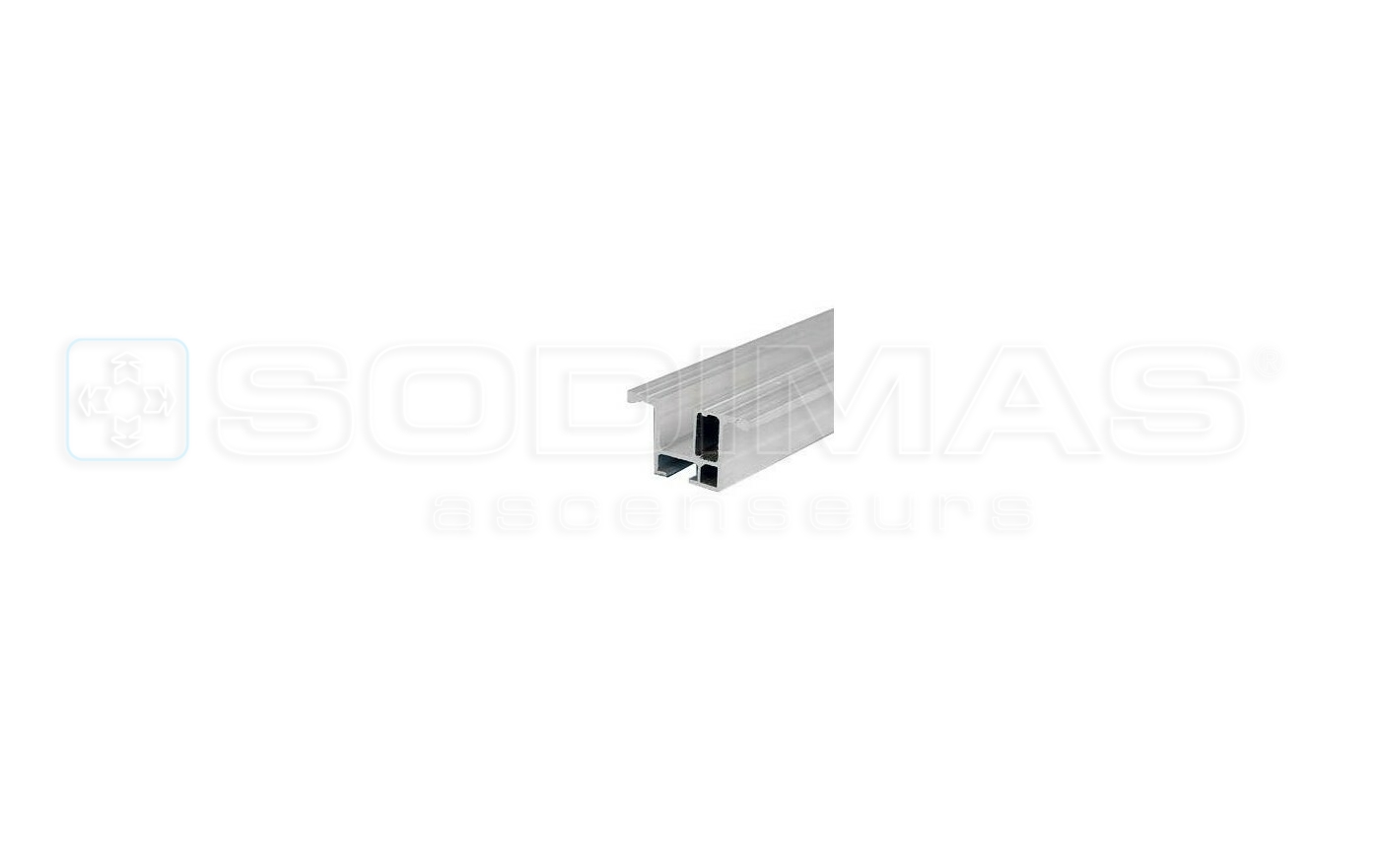 Seuil aluminium PL 900 ouverture centrale Fermator Compact 40/10 PM 300 Non conforme EN81.20