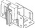 Ensemble support coulisseau guide de 10 mm