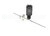 Fin de course avec tige ajustable - tige lg 125 mm