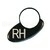 Collerette finition noire gravure RH