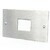 Plastron inox pèse-charge 185x105 pour voyant 16700115