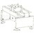 Châssis déflexion d400 réglable - TA125 D570 - EN 590 à 995 mm
