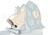 Kit lubrificateur automatique câble ascenseur avec graisseur 125 ml et fixation sur châssis